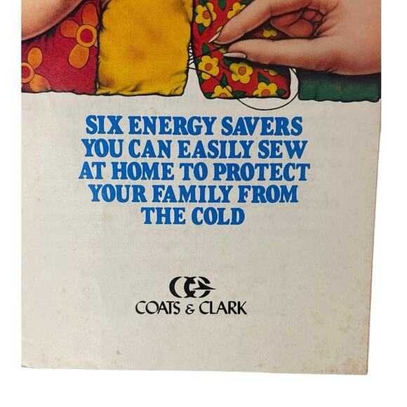 1977 Coats & Clark “How to Make Your Own Warmth” Sewing Energy Saver Booklet - Picture 2 of 8